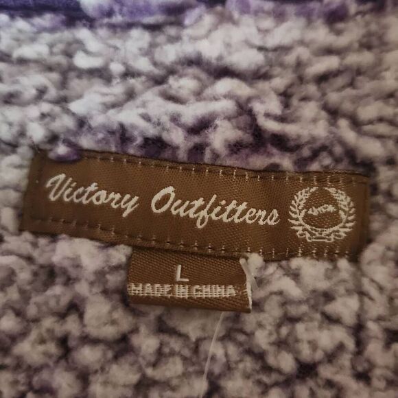O4 Victory Outfitters warm purple sherpa 1/4 zip Jacket - Picture 9 of 9